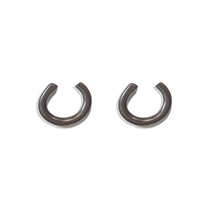 MaxTrac 822020 2-inch forged aluminum front coil spacers for 2019–2024 Dodge Ram 1500 2WD (5-lug) with grey anodized finish.