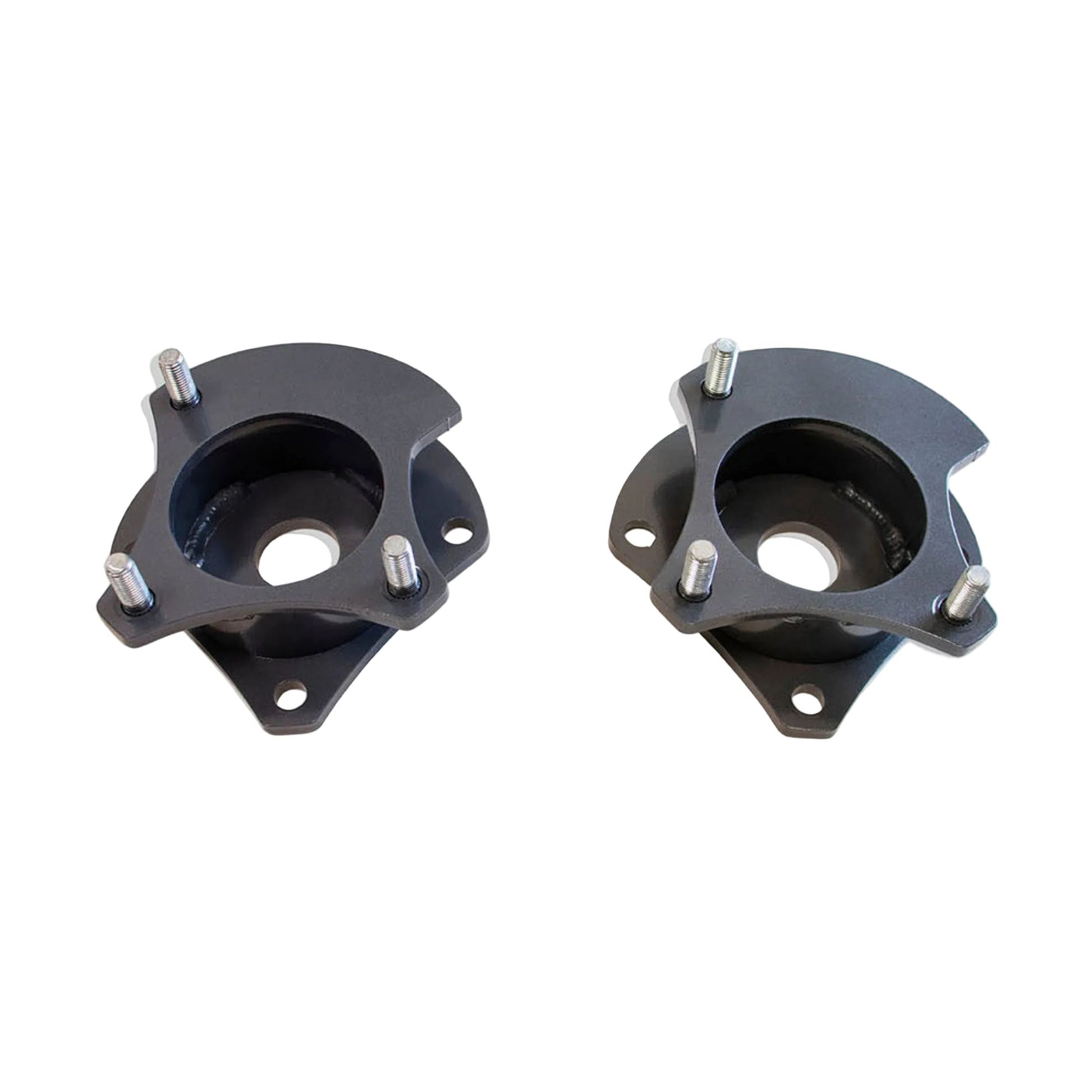 2021-2026 Tahoe Suburban rear lift spacers | GMC Yukon Yukon XL 2WD 4WD suspension spacer pair | MaxTrac grey powdercoated steel rear strut spacers | GM SUV suspention rear spaceer lift