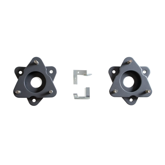 2019-2026 GM 1500 MagneRide front leveling kit | MaxTrac 2 inch steel spacers with front sensor provisions | Silverado Sierra Adaptive Ride spacer set for 33 inch tires | MaxTrac 831920MR non Air Ride front suspension lift