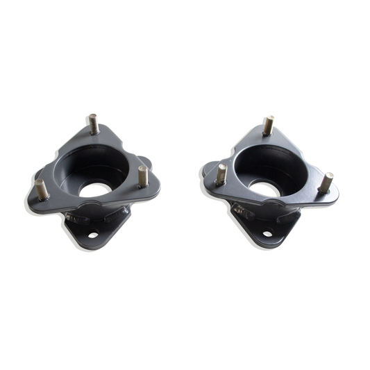 2021-2026 Tahoe Suburban leveling spacer kit | GMC Yukon Yukon XL 3 inch front lift spacers | MaxTrac 831930 steel strut spacer pair for 33 inch tires | GM SUV 831930 spacers with 8319MR Adaptive Ride sensor brackets