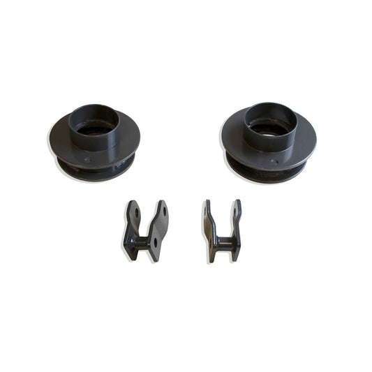 Ram 3500 leveling kit with shock extensions | Front suspension lift kit for 2013-2026 Ram 3500 | MaxTrac steel coil spacers with shock extenders | Ram lift kit for 35 inch tires