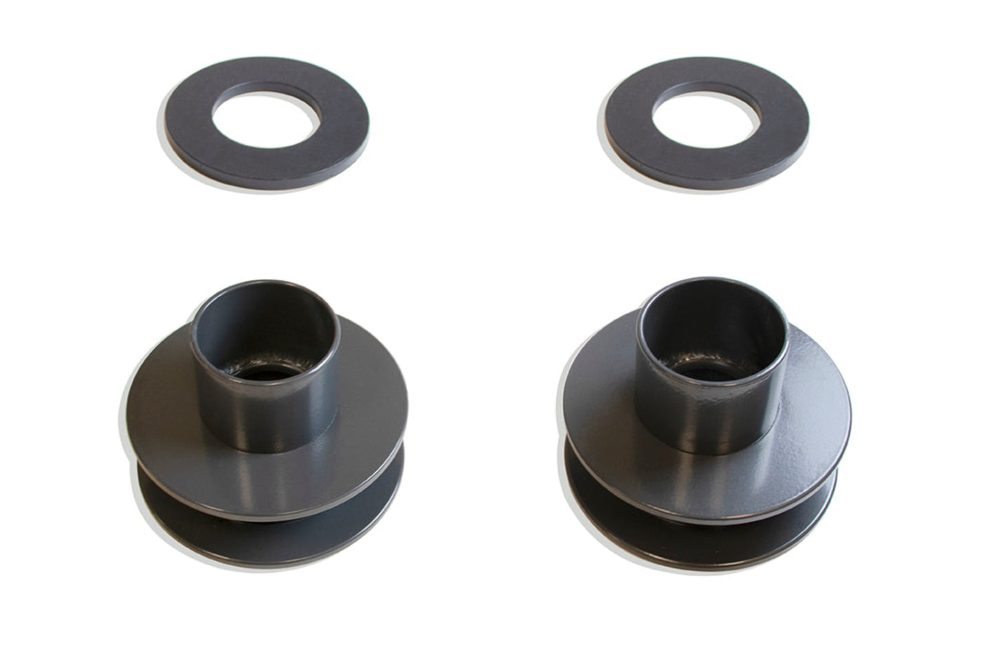 F250 F350 leveling kit with steel spacers | Front lift kit for 2005-2026 Ford Super Duty | MaxTrac top mount coil spacer kit | F250 F350 lift kit for 35 inch tires