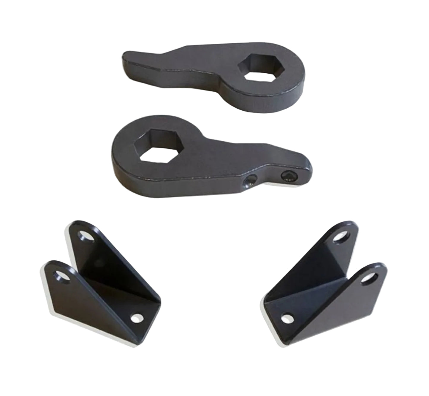 Adjustable 1-3 inch front leveling kit | Forged steel torsion keys | H2 suspension lift | MaxTrac Hummer leveling kit