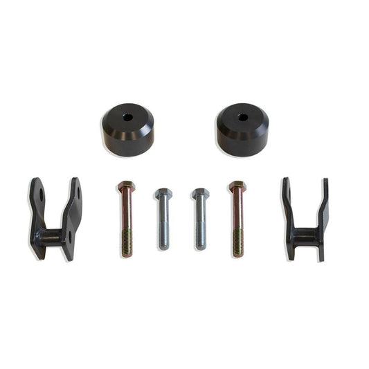Black anodized leveling kit | Super Duty suspension upgrade | MaxTrac coil bucket spacers | Ford truck lift kit
