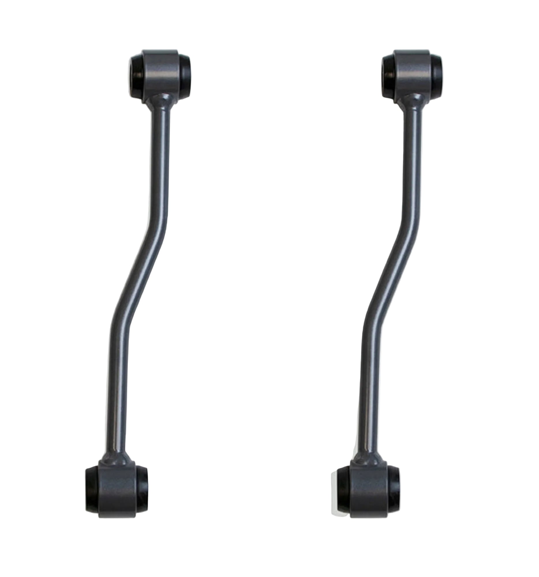 Steel grey powder coated pair