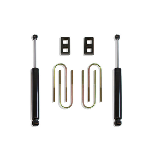 Rear lift blocks and U-bolts | MaxTrac 2650LL-4 rear shocks | Completes 4.5 inch lift | Suspension upgrade