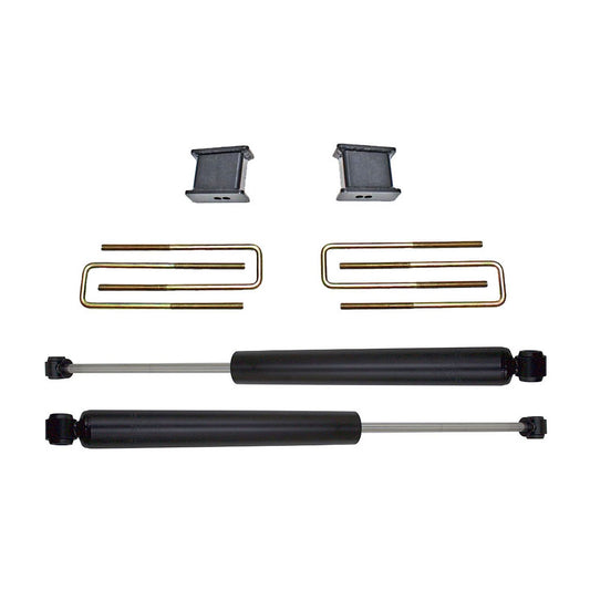 MaxTrac 902140 4" Rear Lift Kit with Shocks for 2002-2008 Dodge Ram 1500 – Steel Blocks & U-Bolts