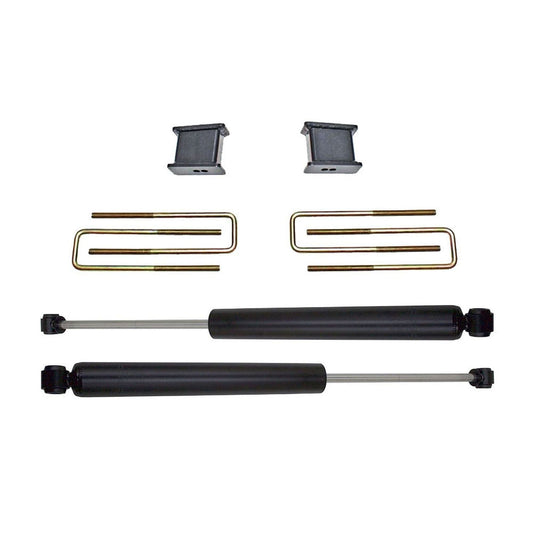 4 inch lift blocks and U-bolts | MaxTrac 2900LL-4 rear shocks | Completes 7 inch lift | Suspension upgrade