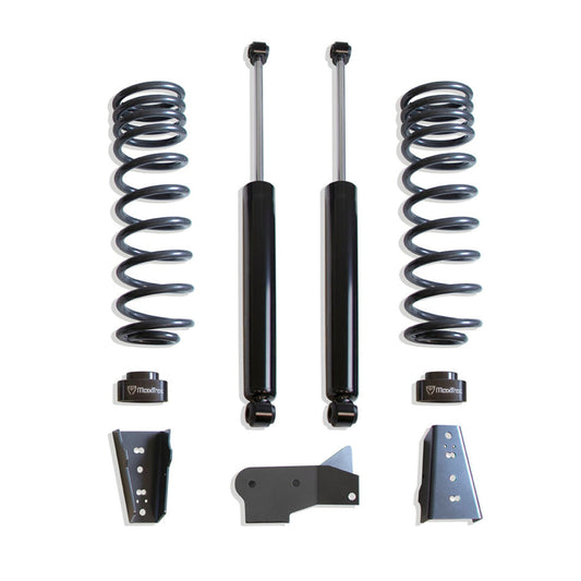 Rear lift coils coil spacers track bar bracket sway bar brackets and MaxTrac shocks | Completes 6.5 to 7 inch lift