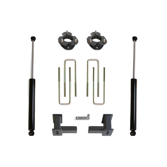 5 inch rear lift blocks and MaxTrac rear shocks | Completes 7 inch lift