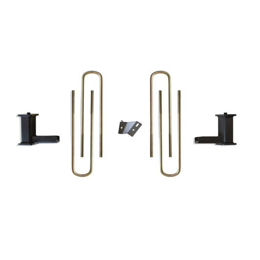 8 inch steel lift blocks with heavy duty U-bolts | Super Duty rear suspension lift