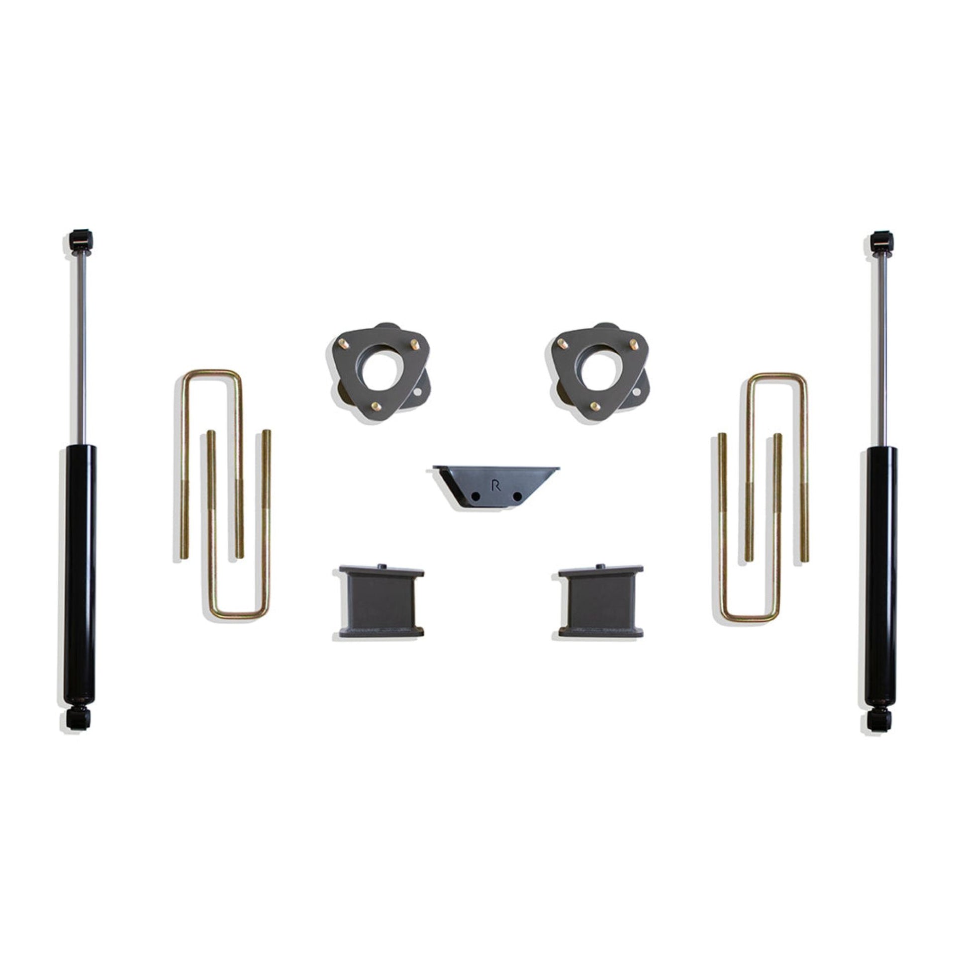 Carrier bearing drop rear lift blocks and MaxTrac rear shocks | Completes 6.5 inch lift