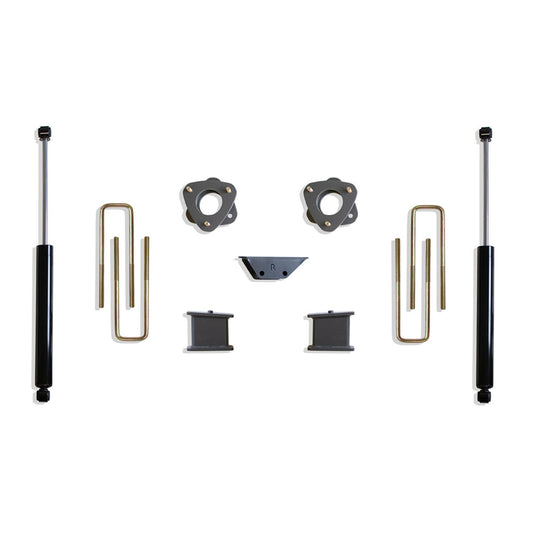 Carrier bearing drop rear lift blocks and MaxTrac rear shocks | Completes 6.5 inch lift