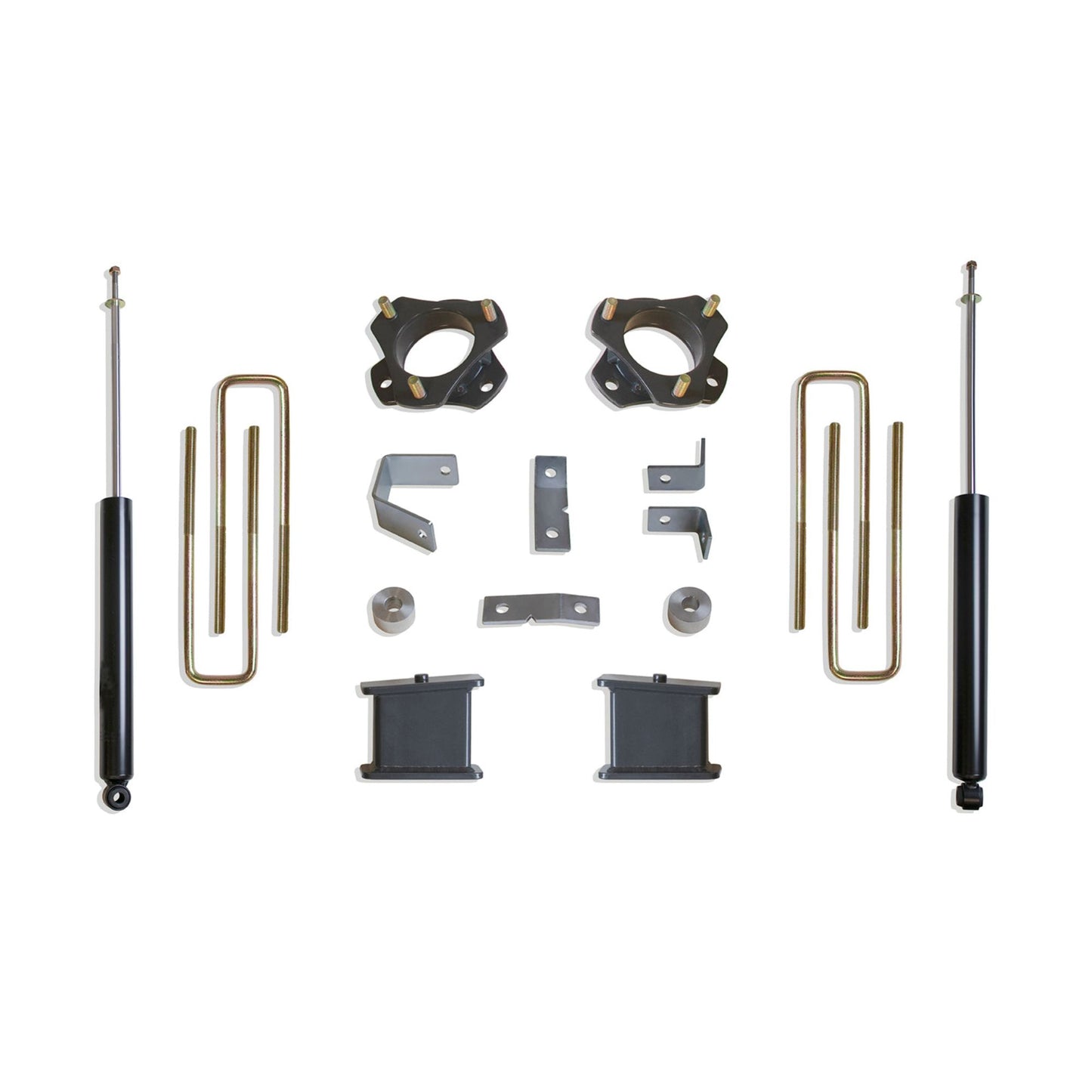 Carrier bearing spacer rear brake line brackets and MaxTrac rear shocks | Completes 6.5 inch lift