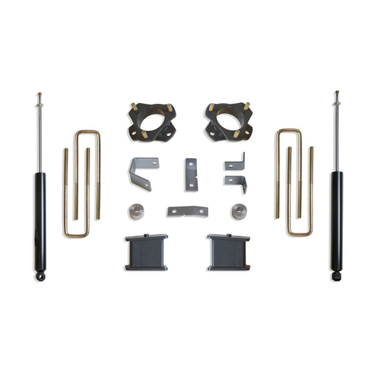 Carrier bearing spacer rear brake line brackets and MaxTrac rear shocks | Completes 6.5 inch lift