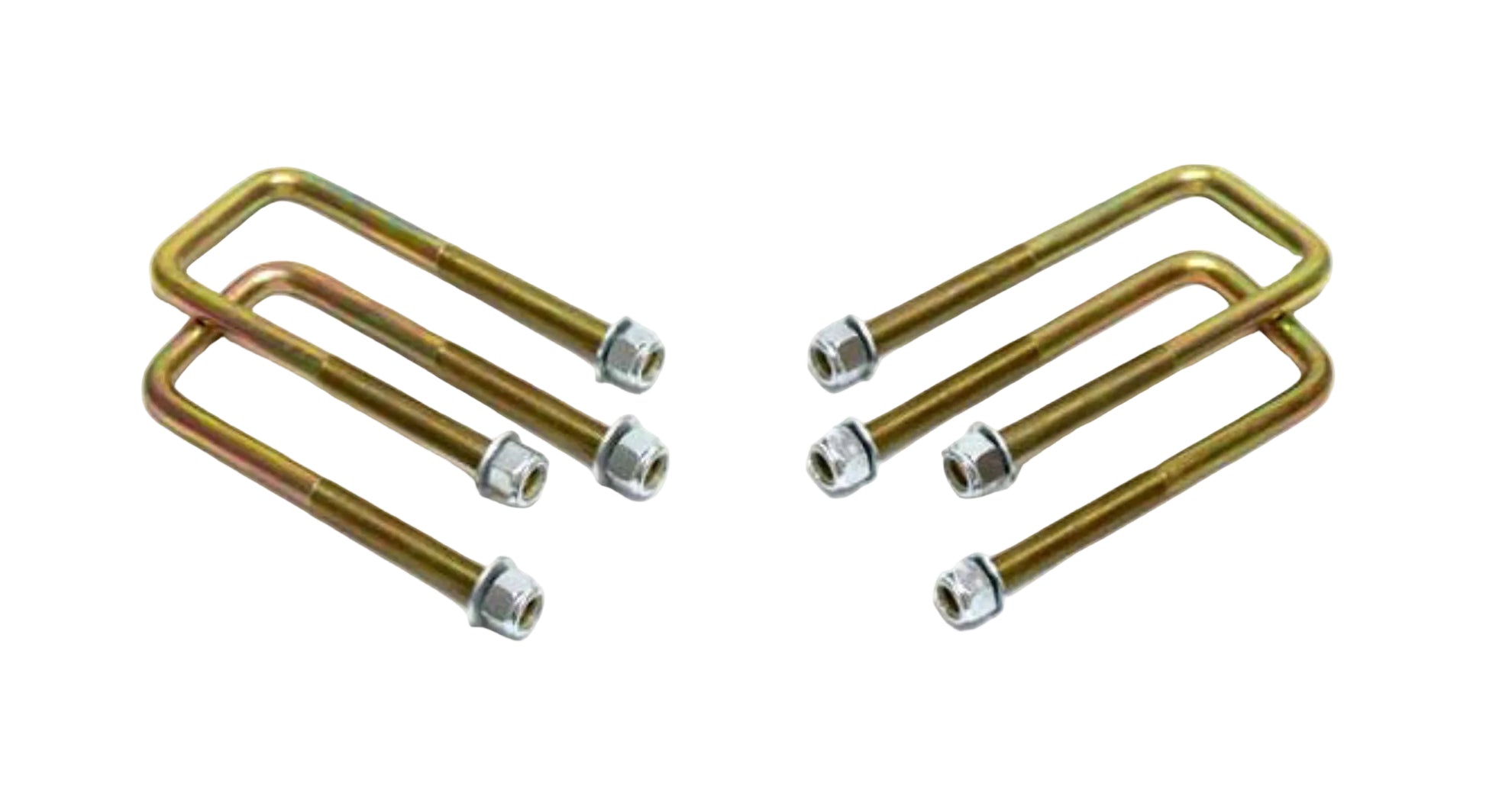 MaxTrac 910102 square U-bolts 10 x 2.625 x 9/16 for 2 inch lift blocks