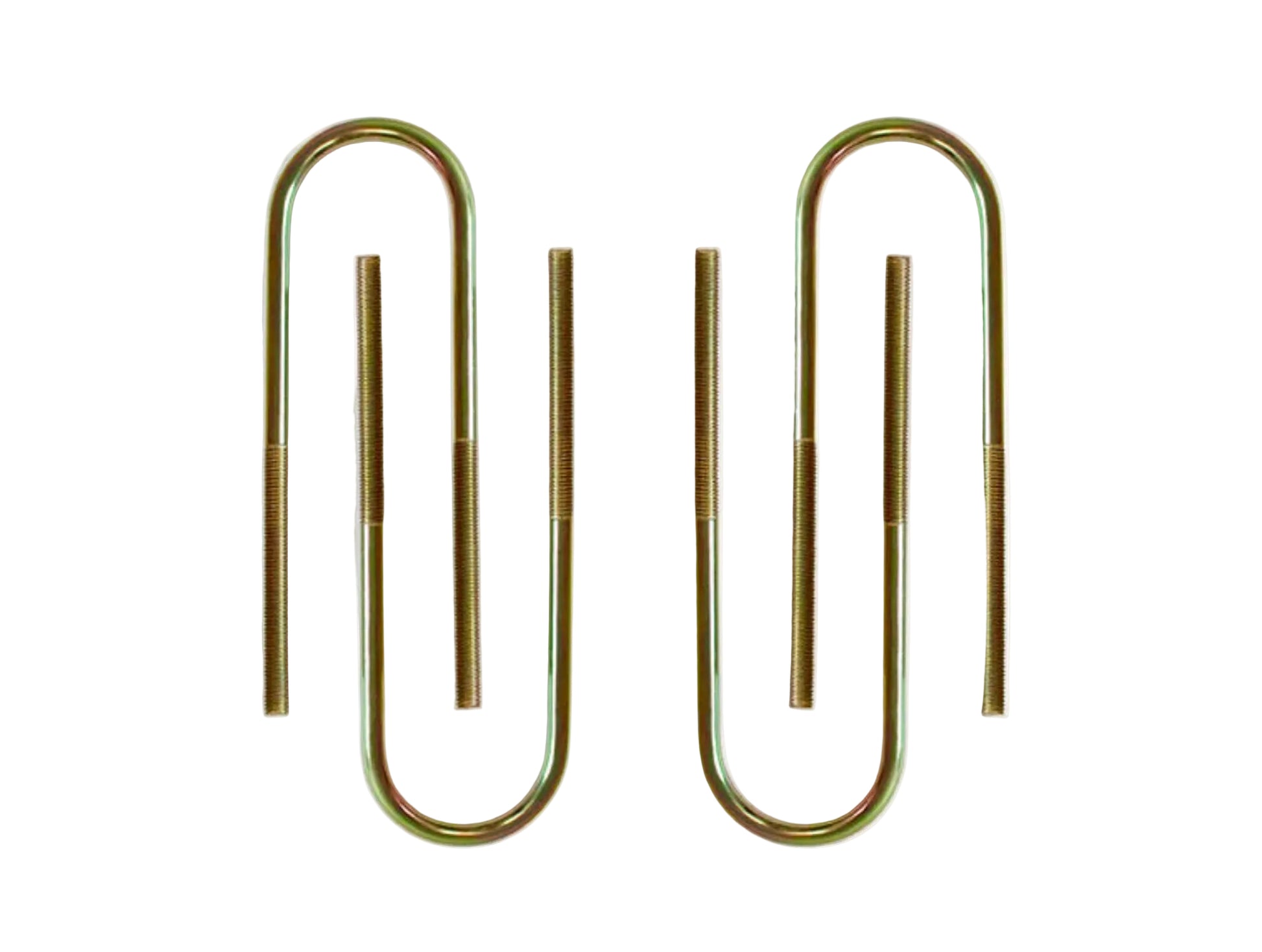 10.75 x 3 x 1/2 inch gold zinc plated steel U-bolts max trac