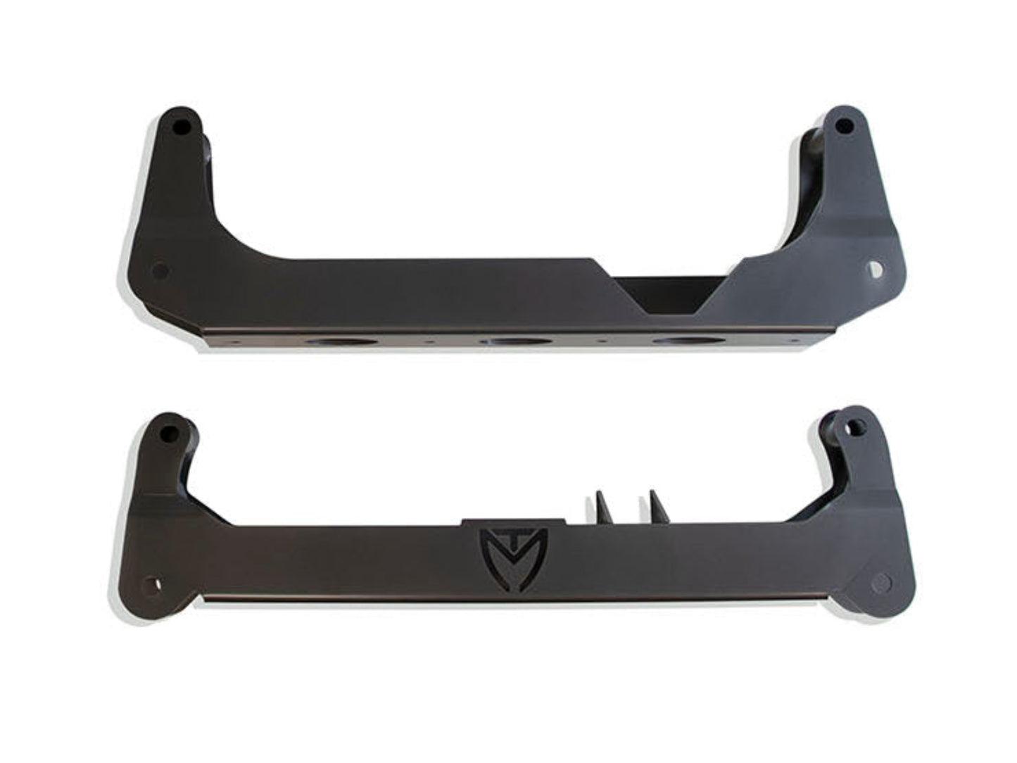 2007-2020 Tahoe Suburban 1500 crossmember lift Box 2 | Yukon Yukon XL 2WD 4WD MaxTrac subframe components | MaxTrac 7 inch suspension lift steel crossmembers | GM SUV 941370-4 grey powdercoat subframe box