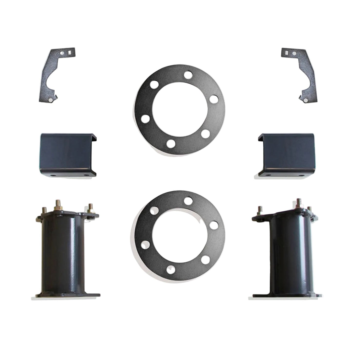 2007-2020 Tahoe Suburban strut spacers and sway bar brackets | Yukon Yukon XL 2WD brake line brackets and lift hardware | MaxTrac GM SUV 7 inch crossmember lift components | GM SUV Box 3 front suspension hardware