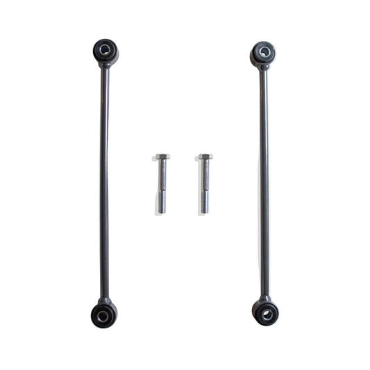 2017-2026 Ford Super Duty 4WD rear end links | MaxTrac rear sway bar links for 4 to 8 inch lifts | F-250 F-350 factory rear sway bar extended links | MaxTrac 9433RSB USA made steel end link pair