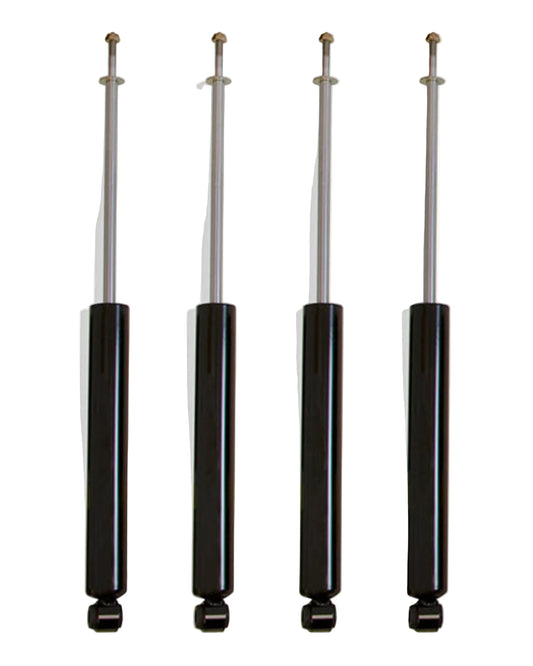 2014-2026 Ram 2500 4WD 6 inch lift shocks | MaxTrac 2800SL-8 front 2650SL-8 rear shock set | Ram 2500 factory rear air ride suspension shocks | MaxTrac 947260SA gas diesel four shock package