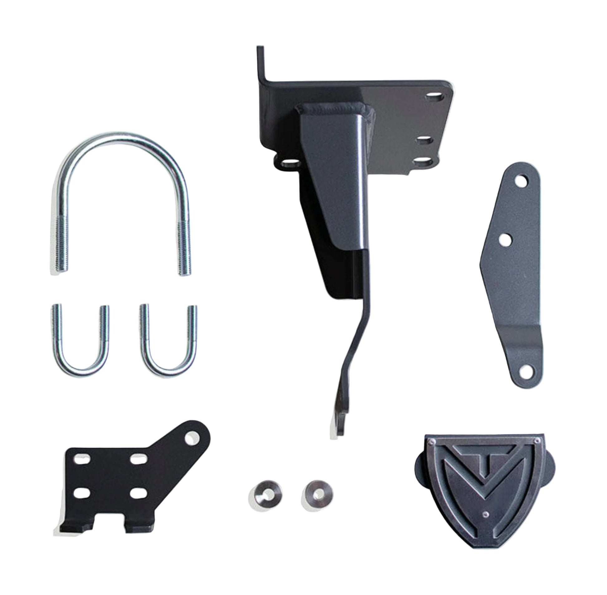 2014-2026 Ram HD 4WD stabilizer bracket kit | MaxTrac dual steering damper mounting brackets | Ram 2500 3500 gas diesel steering stabilizer mounts | MaxTrac 9472DSS bracket-only dual stabilizer kit
