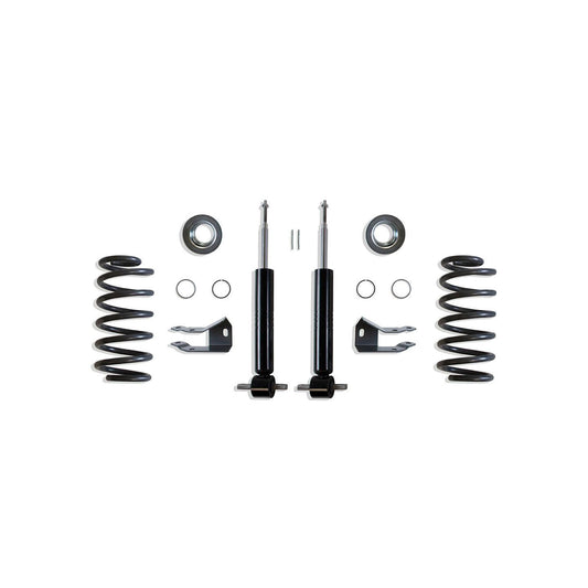 MaxTrac K331224S 2/4 lowering kit with struts, coils, shock extenders, and sensor rods for 2015–2020 Chevy Tahoe, Suburban, and GMC Yukon 1500 2WD/4WD non-Magneride