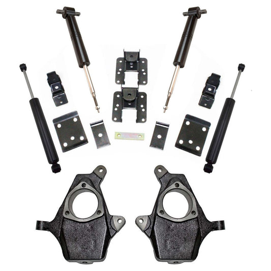 MaxTrac K331336S Adjustable 3/5 or 4/6 Drop Kit for 2007–2013 Chevy Silverado/GMC Sierra 1500