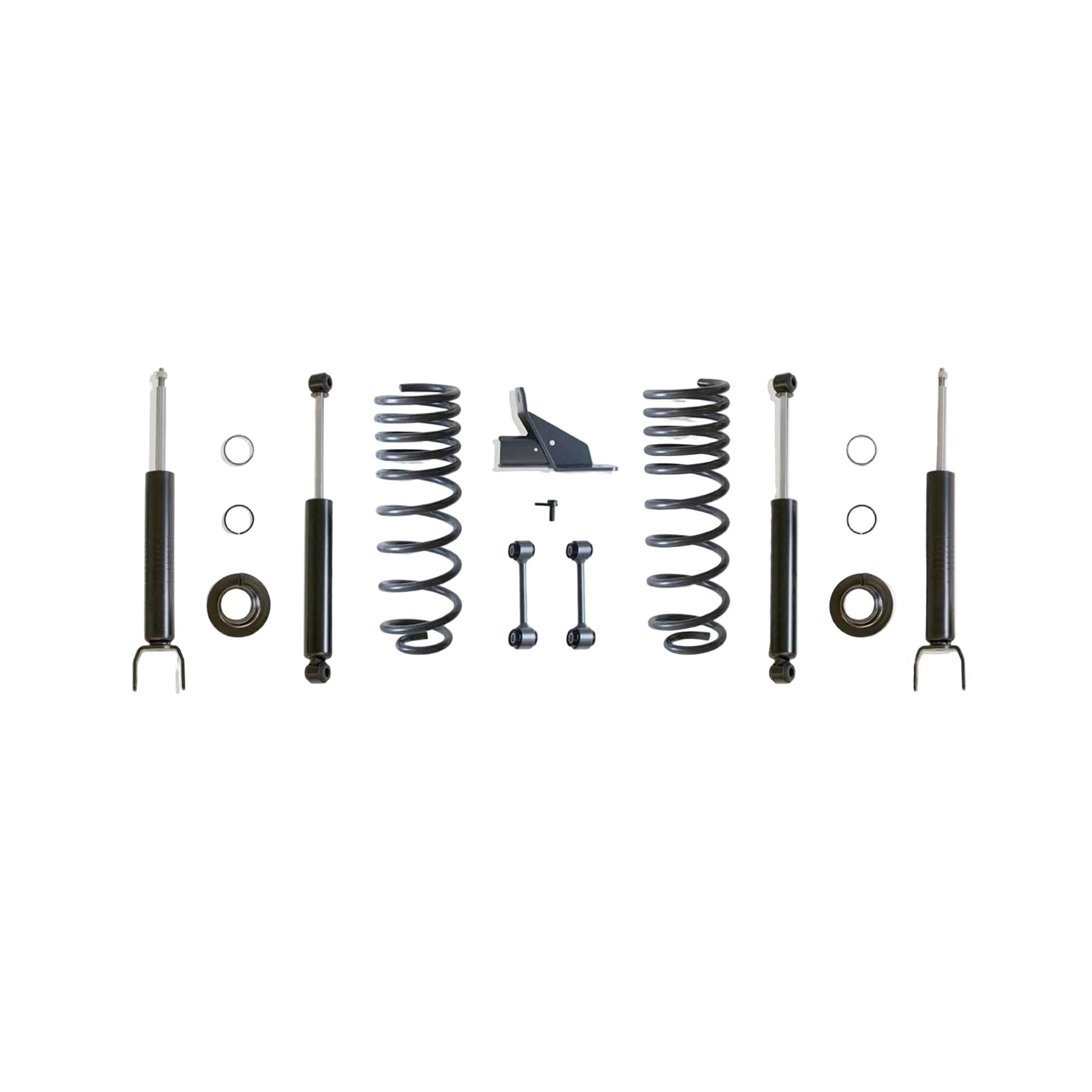 MaxTrac Ram 1500 lowering kit with front struts and rear coils | Max Trac 2/4 drop suspension kit for 5 lug Ram 1500 | Ram 1500 4WD complete lowering kit 2009-2024