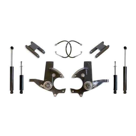 S10 lift spindles shackles and shocks | MaxTrac K880132 S-Series lift kit | GMC Sonoma 3 inch spindle lift kit
