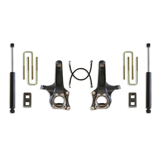 MaxTrac K880442 4" Lift Kit with Shocks for 2015–2022 Colorado/Canyon 2WD