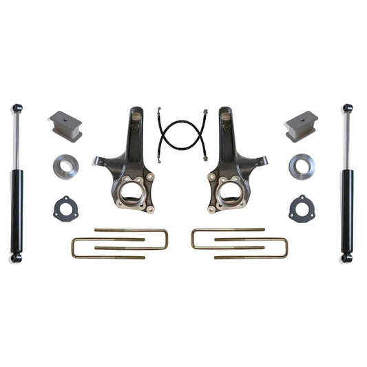 MaxTrac lift kit for GMC Canyon with rear shocks | Max Trac Colorado Canyon suspension lift kit | 2015-2022 Colorado 6.5 inch lift kit