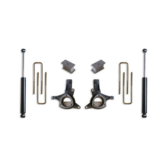 MaxTrac K881343 4.5"/2" Lift Kit for 2007–2016 Chevy Silverado/GMC Sierra 1500 2WD Cast Steel Suspension