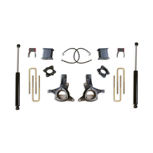 MaxTrac K881375 7.5"/5" Lift Kit for 2007–2016 Chevy Silverado/GMC Sierra 1500 2WD Cast Steel Suspension