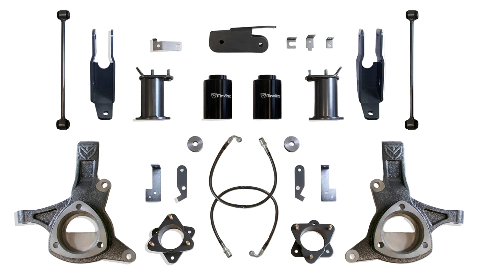 GM SUV MagneRide spindle lift kit | MaxTrac lift with sensor brackets | K881675MR GM SUV 35 inch tire lift
