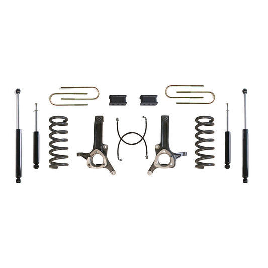 MaxTrac Ram 3500 2WD diesel lift kit with shocks | Max Trac lift kit with diesel coils spindles and brake lines | Dodge Ram 2500 3500 6.5 inch suspension lift