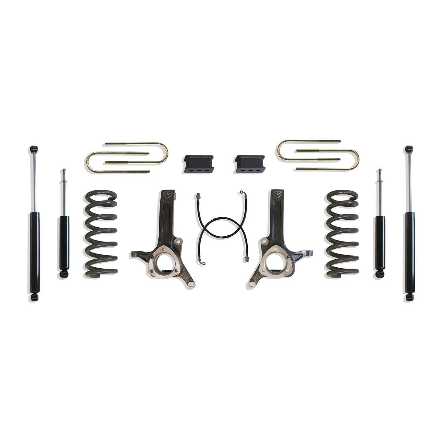 MaxTrac K882262D 6.5" Lift Kit for 2003–2008 Ram 2500/3500 2WD Diesel with coils, spindles, brake lines, lift blocks, U-bolts, and shocks
