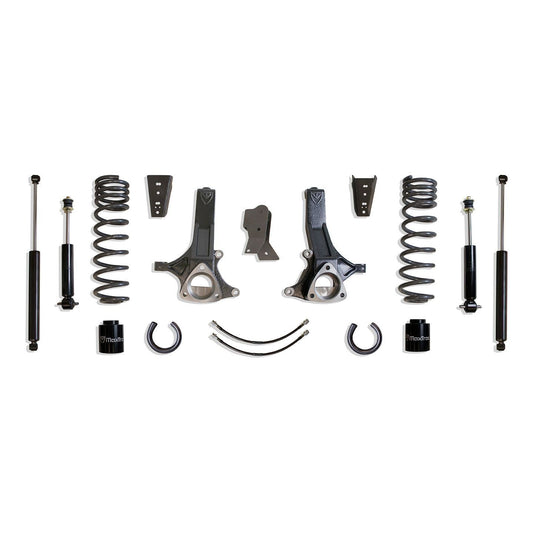 MaxTrac K882464S 6.5" Lift Kit for 2019–2024 Ram 1500 2WD Classic (5-Lug) with spindles, spacers, brackets, and shocks