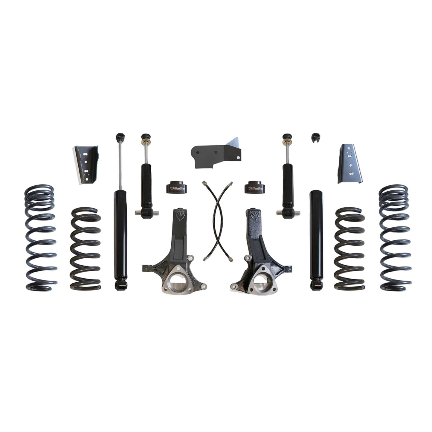 MaxTrac EcoDiesel lift kit with coils spindles and shocks | Max Trac Ram 1500 5-lug 6.5 inch suspension lift | Ram 1500 EcoDiesel lift kit with 37 inch tire clearance