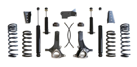 MaxTrac EcoDiesel lift kit with coils spindles and shocks | Max Trac Ram 1500 5-lug 6.5 inch suspension lift | Ram 1500 EcoDiesel lift kit with 37 inch tire clearance