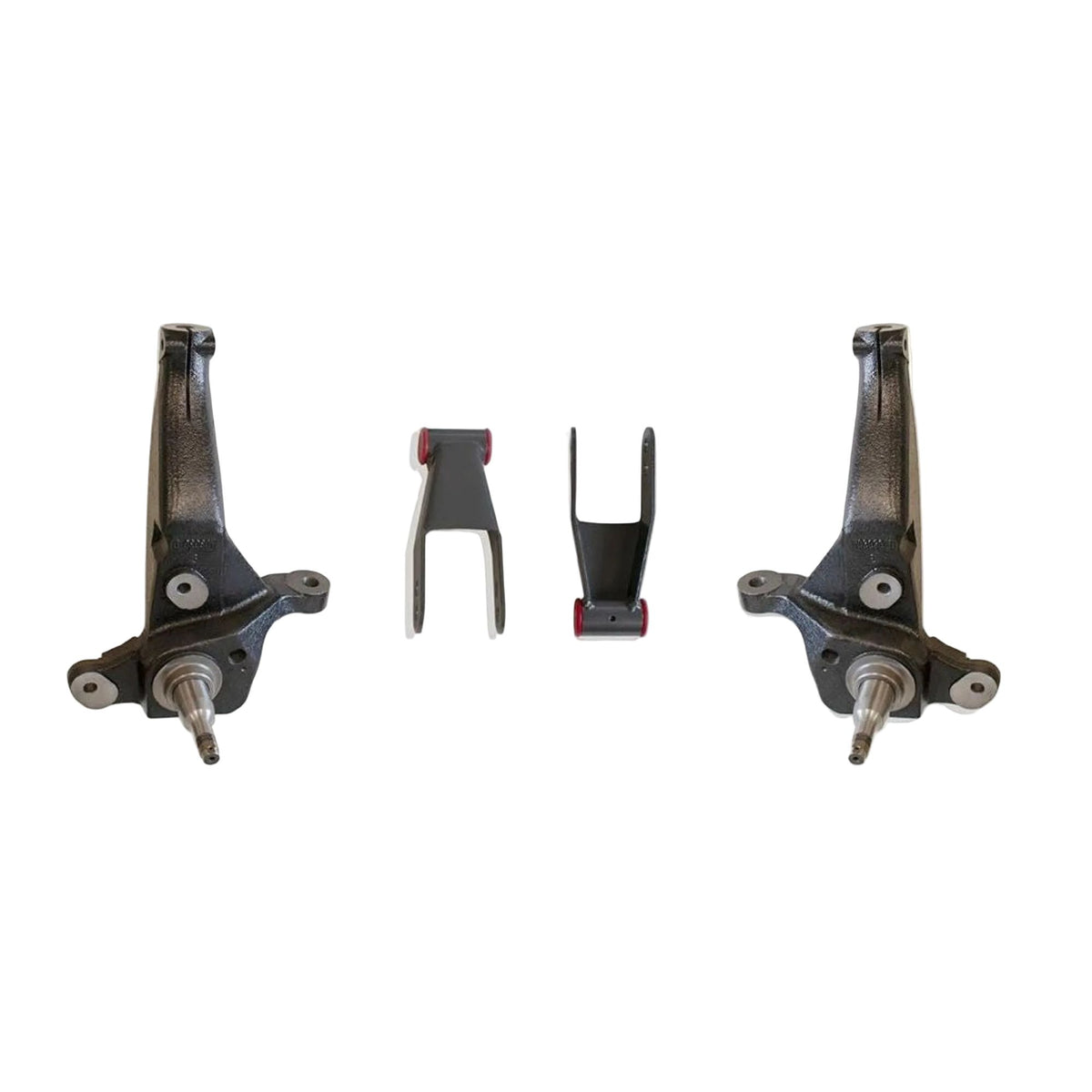 Ford Ranger 2WD lift spindles and rear shackles | MaxTrac K883042A spindle lift for coil spring Ranger | 1998-2000 Ranger 4 inch lift kit for 31 inch tires