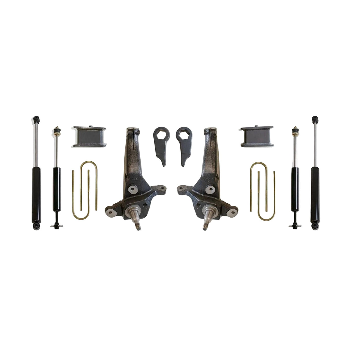 Ford Ranger lift spindles torsion keys blocks and shocks | MaxTrac K883053C Ranger 2WD suspension lift | Ranger 5-6 inch lift kit for up to 33 inch tires