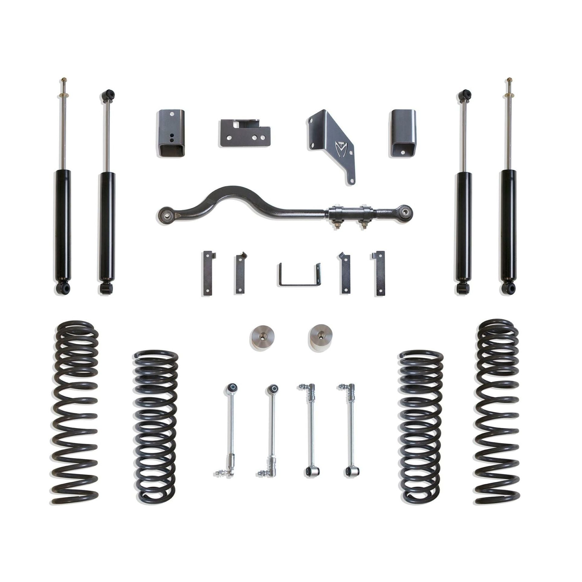 MaxTrac K889745S 4.5/4 Lift Kit w/Shocks Fits 2007-2018 Jeep JK Wrangler 4 Door