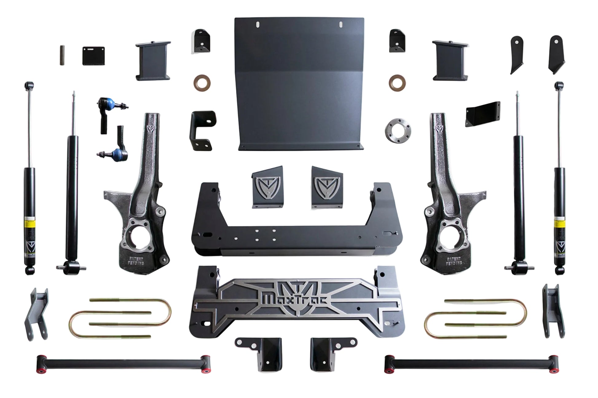 K940275 Trail Boss AT4 suspension lift | MaxTrac GM 1500 crossmember lift kit | Silverado Sierra lift kit for 37 inch tires