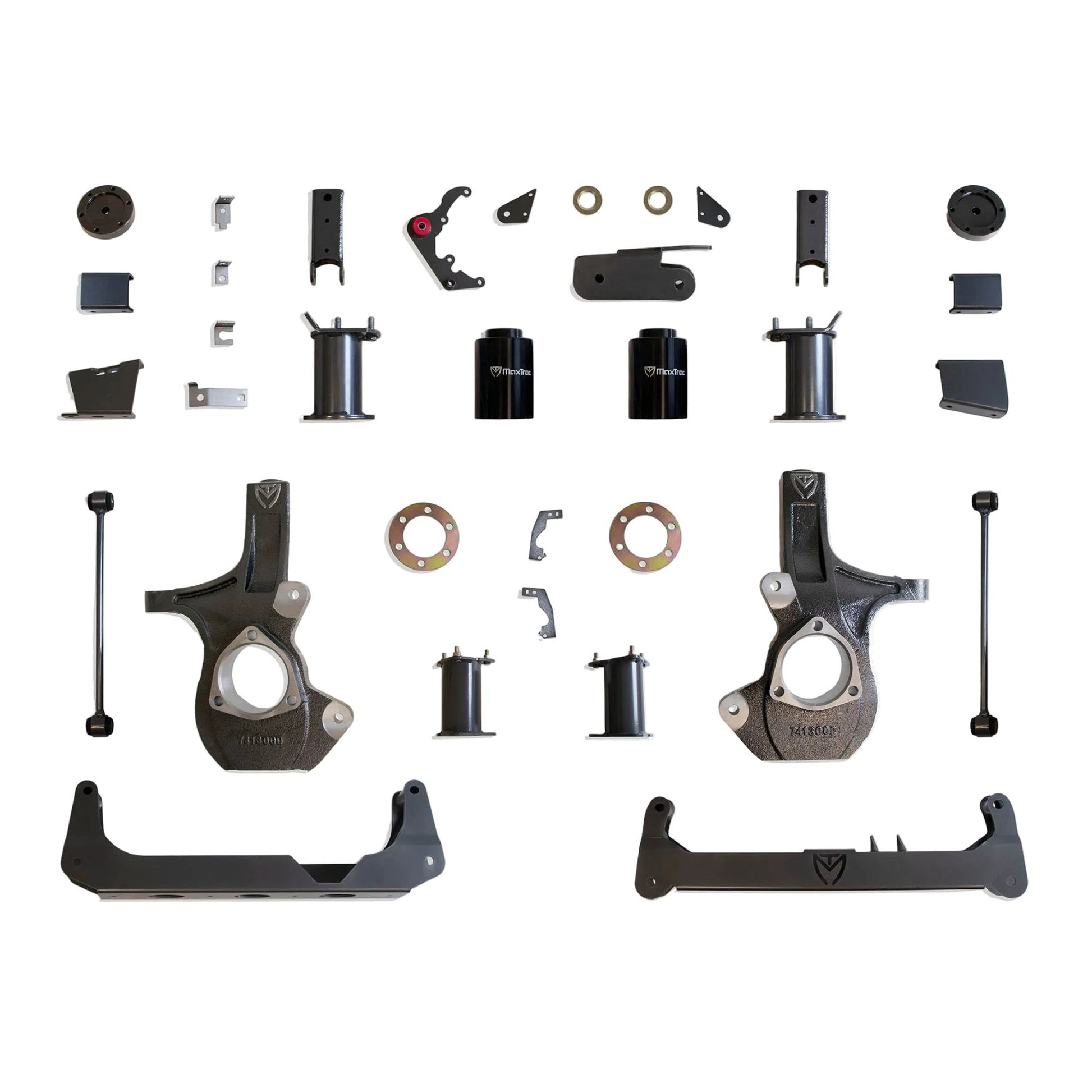 MaxTrac GM SUV crossmember lift with differential drops | Chevrolet Tahoe GMC Yukon 4WD 7 inch suspension lift kit | Max Trac K941275 lift kit