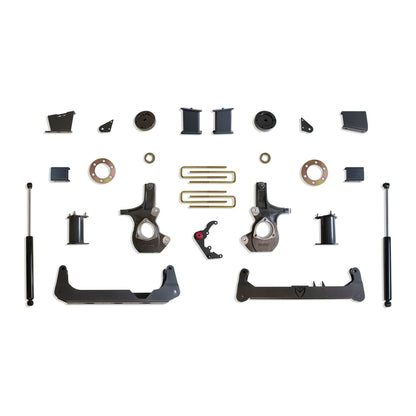 2007-2016 Silverado Sierra 1500 Carolina Squat kit with MaxTrac front lift and rear air ride
