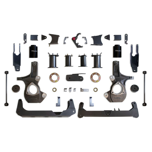 MaxTrac 7 inch lift kit for Yukon and Suburban 4WD | Max Trac crossmember lift kit with differential drops and MagneRide brackets | 2015-2020 GM SUV 4WD suspension lift kit