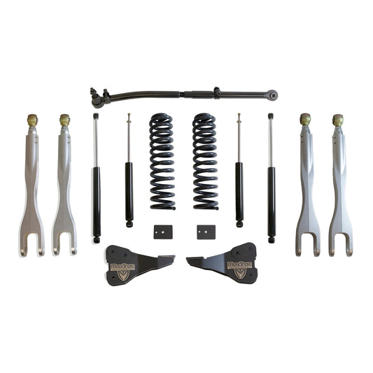 MaxTrac Super Duty lift kit with forged aluminum 4-links | Ford Super Duty 2.5 inch suspension lift kit | Max Trac K943325L lift kit