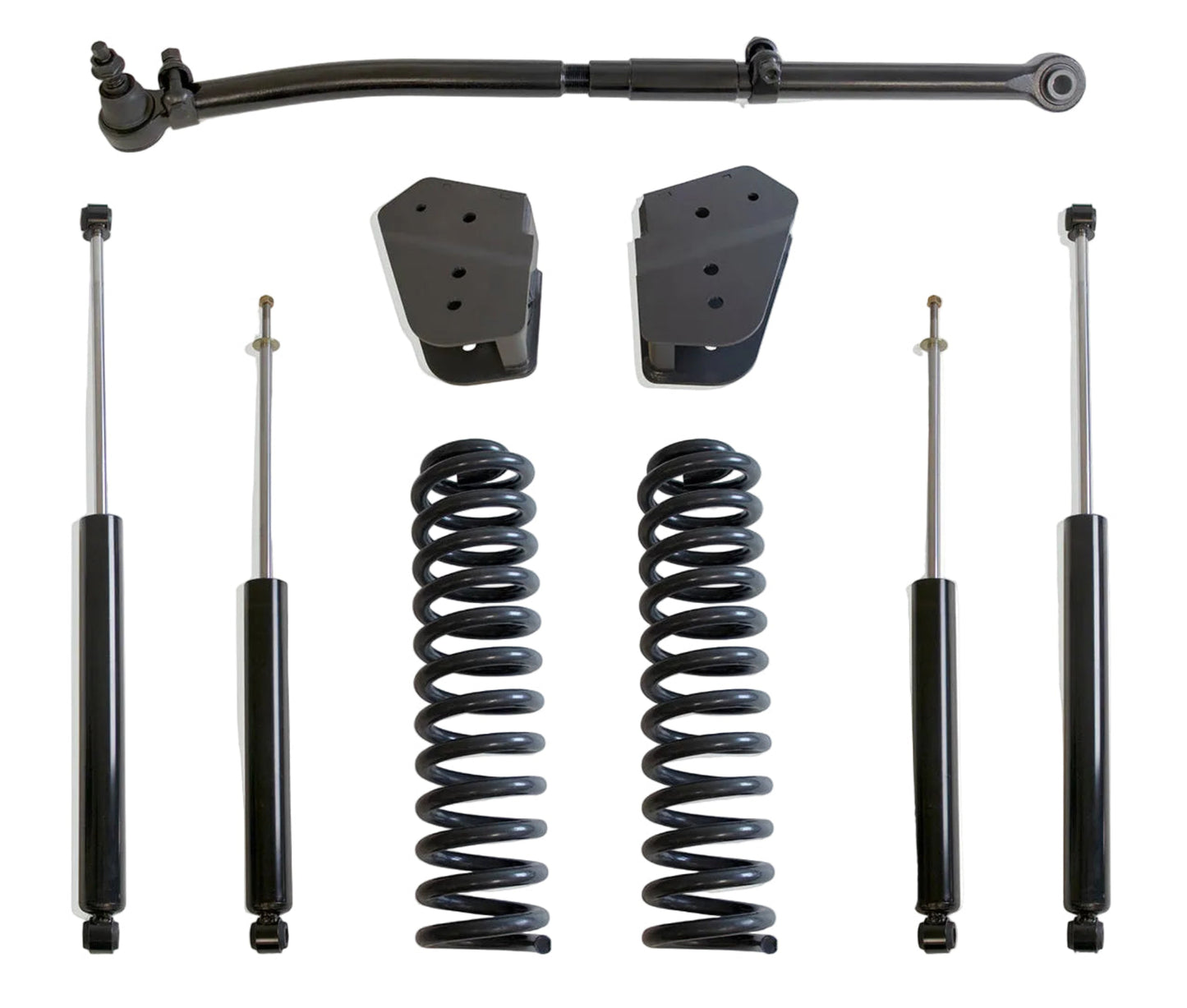 MaxTrac Super Duty lift kit with adjustable track bar | Ford Super Duty 2.5 inch suspension lift kit | Max Trac K943325 lift kit