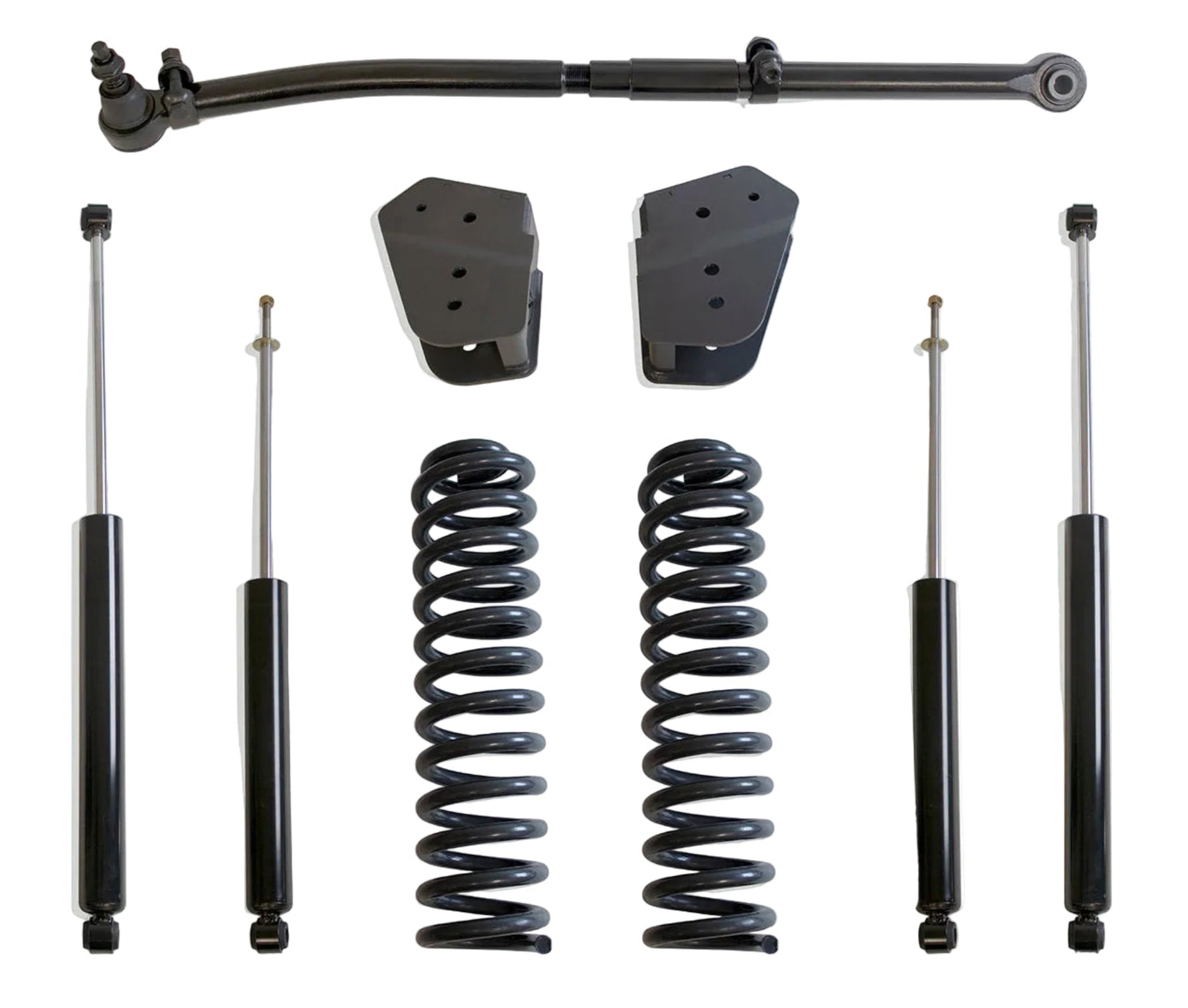 MaxTrac Super Duty lift kit with adjustable track bar | Ford Super Duty 2.5 inch suspension lift kit | Max Trac K943325 lift kit